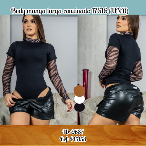 Body manga larga convinado 17616 (UND)