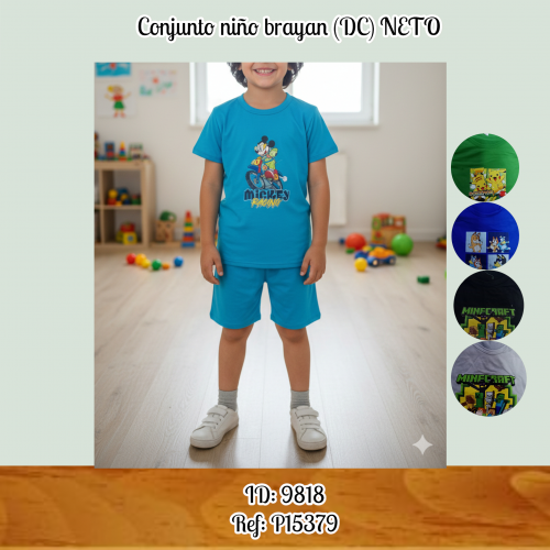 Conjunto niño brayan (DC) NETO