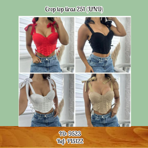 Crop top tiras 251 (UND)