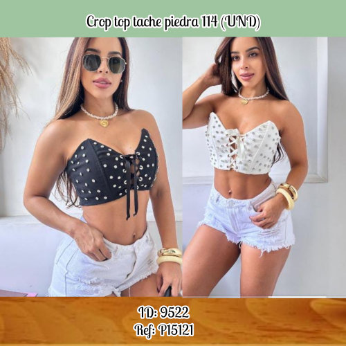 Crop top tache piedra 114 (UND)