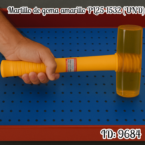 Martillo de goma PL25-1532 (UND)