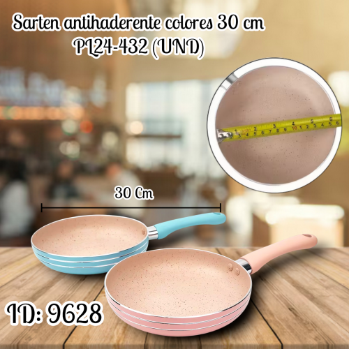 Sarten antihaderente colores PL24-432 (UND)