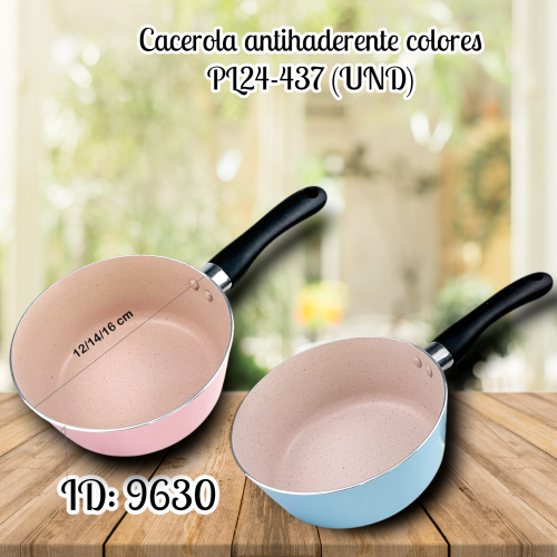 Sarten antihaderente colores PL24-437 (UND)