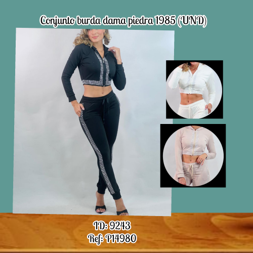 Conjunto burda dama piedra (UND)