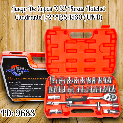 Juego de Llaves de vaso PL25-1530 (UND)