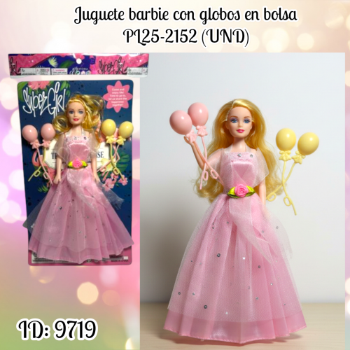 Juguete barbie en bolsa PL25-2152 (UND)