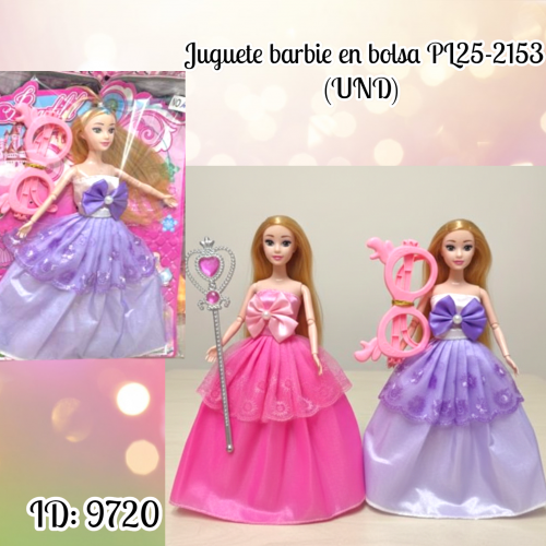 Juguete barbie en bolsa PL25-2153 (UND)