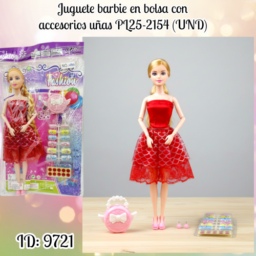 Juguete barbie en bolsa PL25-2154 (UND)