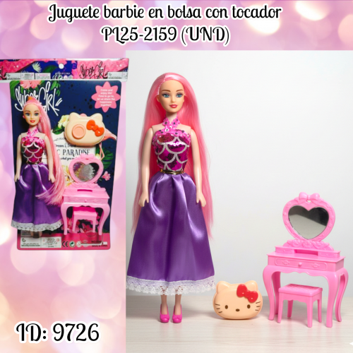 Juguete barbie en bolsa PL25-2159 (UND)