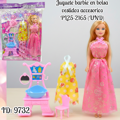 Juguete barbie en bolsa PL25-2165 (UND)