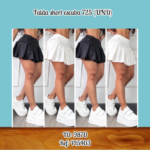 Falda short escuba 725 (UND)