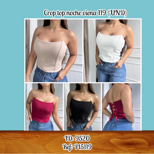 Crop top noche viena 119 (UND)
