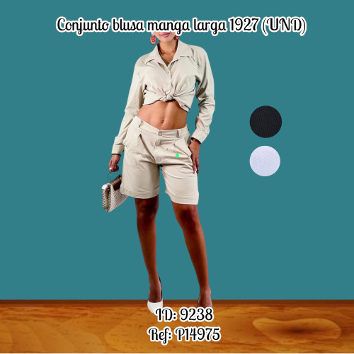 Conjunto blusa manga larga 1927 (UND)
