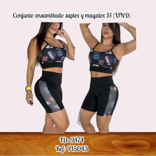 Conjunto ensamblado suplex y mayatex 51 (UND)