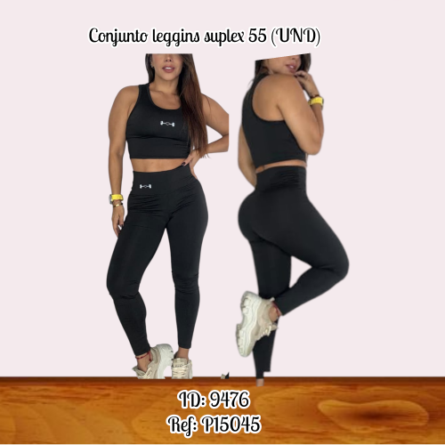 Conjunto leggins suplex 55 (UND)