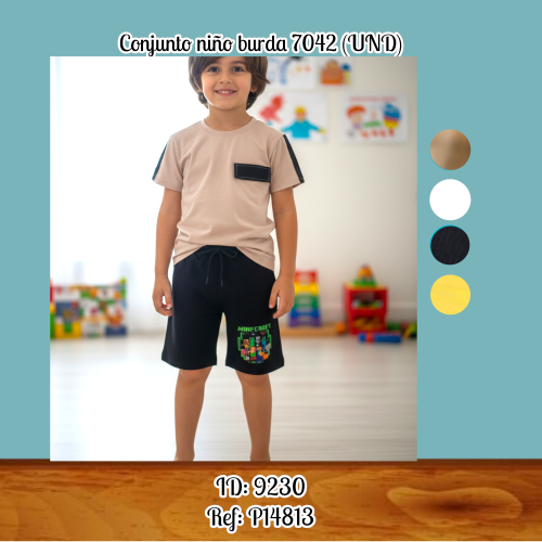 Conjunto niño burda 7042 (UND)