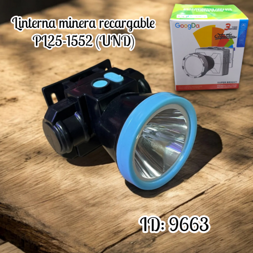 Linterna minera PL25-1552 (UND)