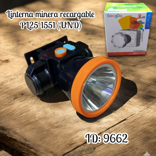 Linterna minera PL25-1551 (UND)