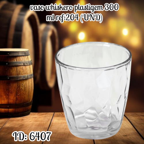 vaso whiskero plastigem 300 ml ref:204 (UND)