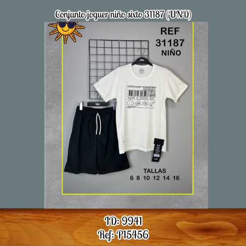 Conjunto joguer niño sixto 31187 (UND)