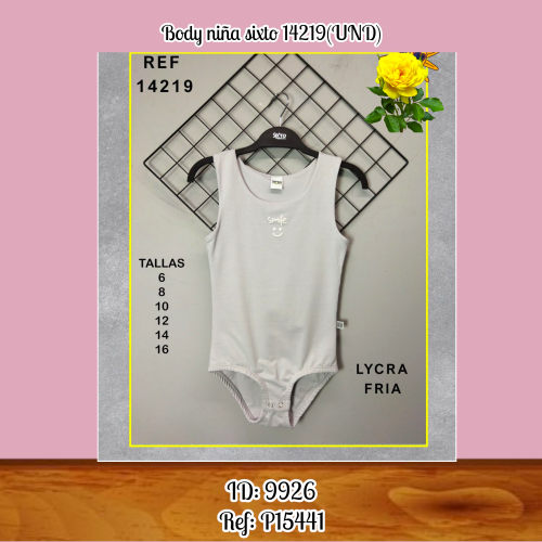 Body niña sixto 14219(UND)