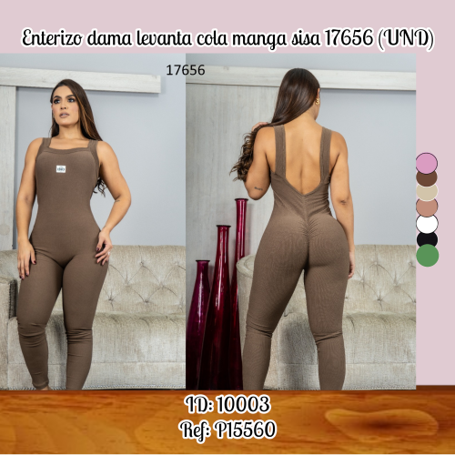 Enterizo dama levanta cola manga sisa  17656 (UND)