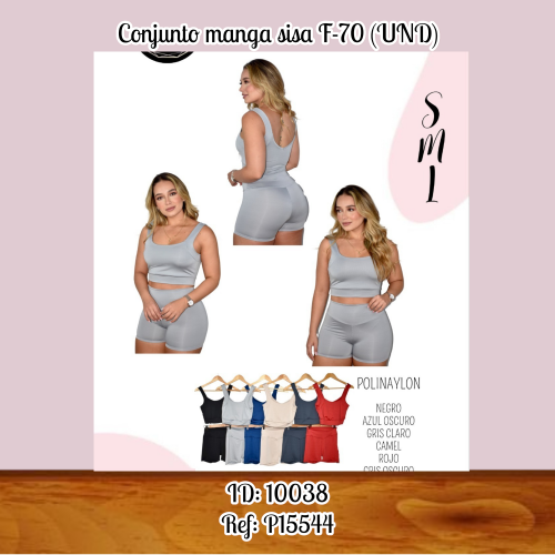 Conjunto manga  sisa  F-70 (UND)