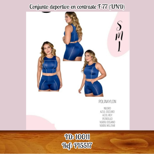 Conjunto deportivo en contraste F-77 (UND)