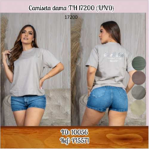 Camiseta dama TH 17200 (UND)