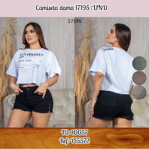 Camiseta dama 17195 (UND