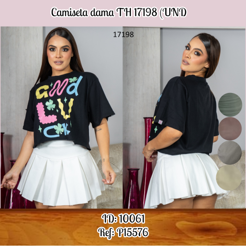 Camiseta dama TH 17198 (UND
