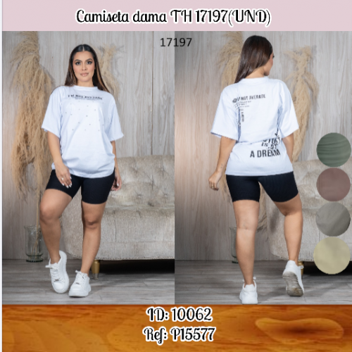 Camiseta dama TH 17197(UND)