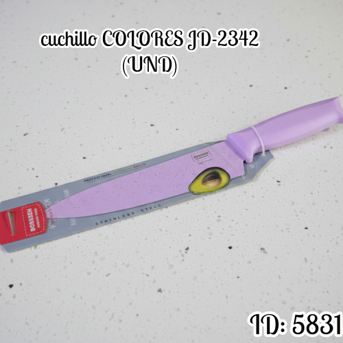 cuchillo COLORES JD-2342 (UND)