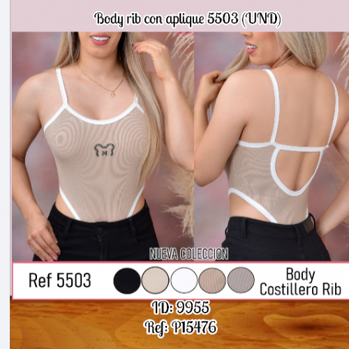 Body rib con aplique 5503 (UND)