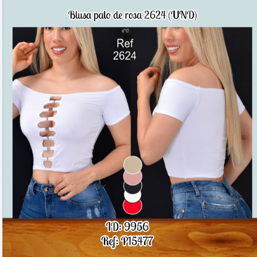 Blusa palo de rosa 2624 (UND)