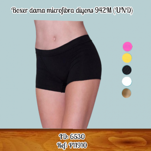 Boxer dama microfibra 942M (UND)