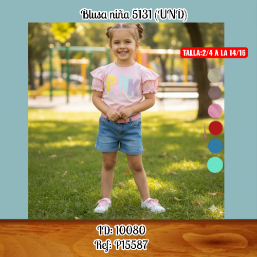 Blusa niña 5131 (UND)