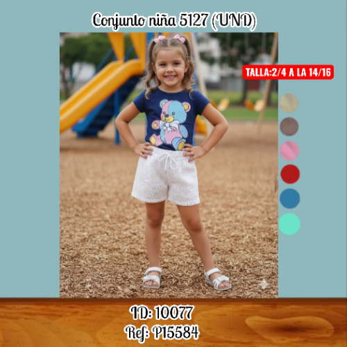 Conjunto niña 5127 (UND)