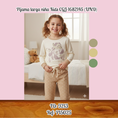 Pijama larga niña Kids CGJ-1682145 (UND)