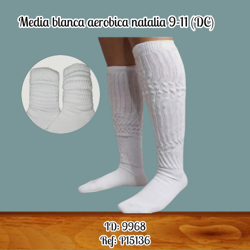 Media blanca aerobica natalia 9-11 (DC)