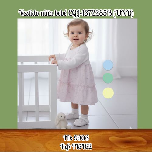 Vestido niña bebé CGJ-1372285B (UND)