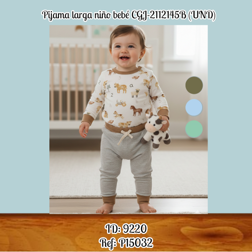 Pijama larga niño bebé CGJ-2112145B (UND)