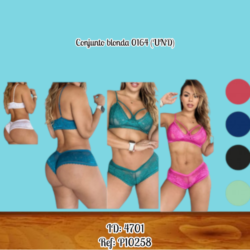 Conjunto blonda 0164 (UND)