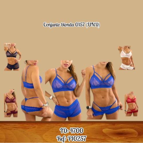 Conjunto blonda 0157 (UND)