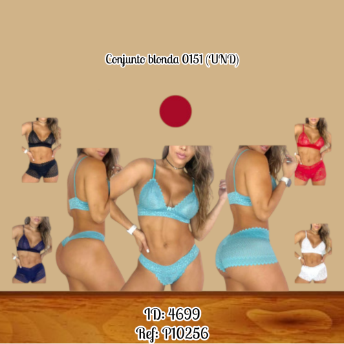 Conjunto blonda 0151 (UND)