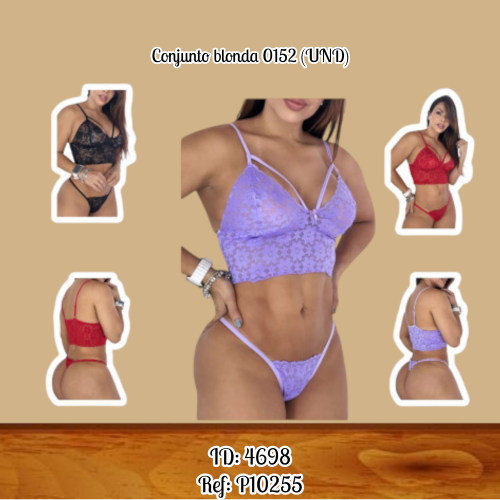 Conjunto blonda 0152 (UND)