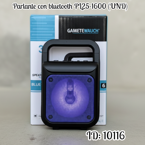 Parlante con bluetooth PL25-1600 (UND)