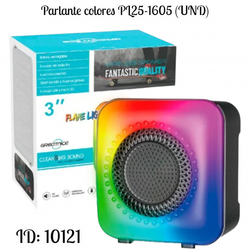 Parlante colores PL25-1605 (UND)