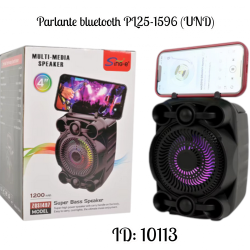 Parlante bluetooth PL25-1596 (UND)