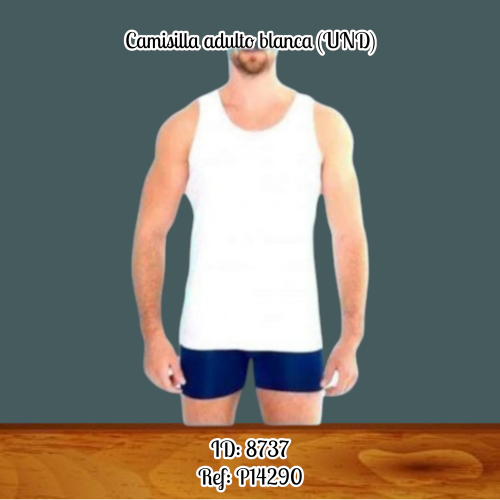 Camisilla adulto blanca (UND)